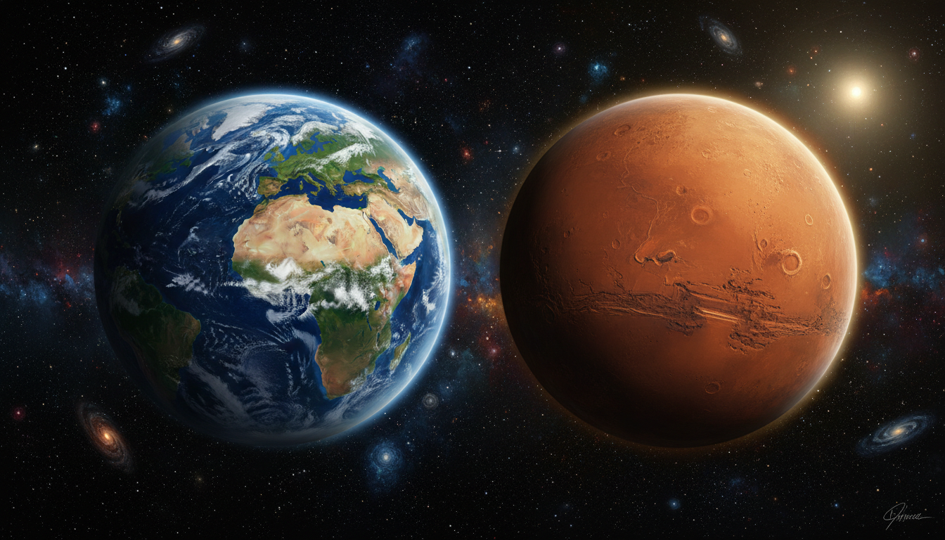 Marte y la Tierra: Similitudes, Diferencias y el Futuro de la Exploración